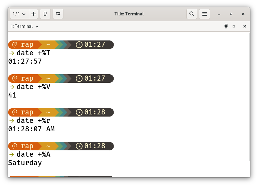 FORMAT control characters | Linux Fundamentals